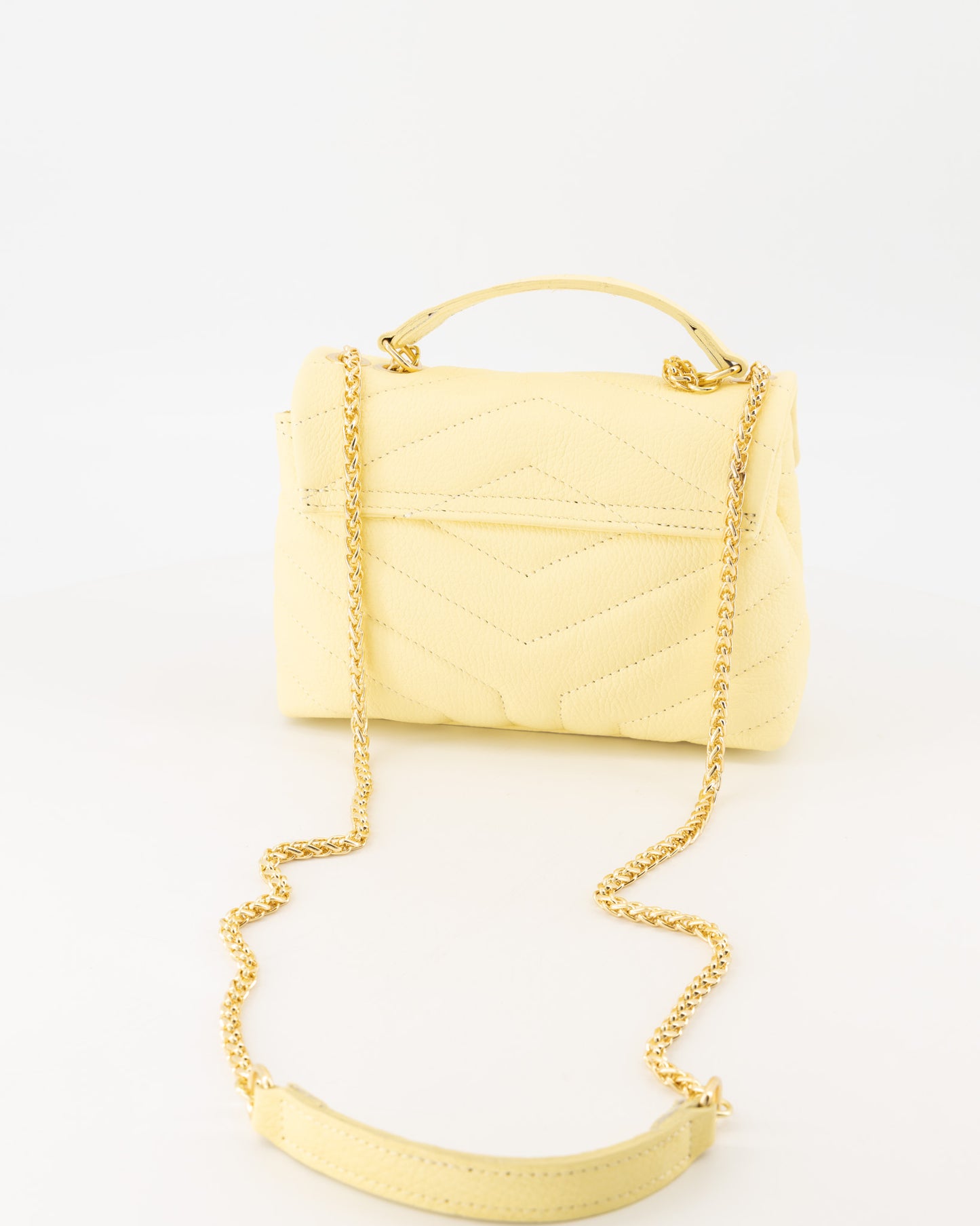 Leren tas Celine - geel - At Styles