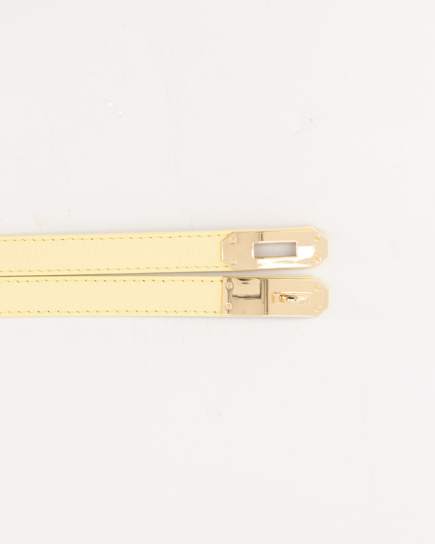 Leren riem Garcia - geel - At Styles