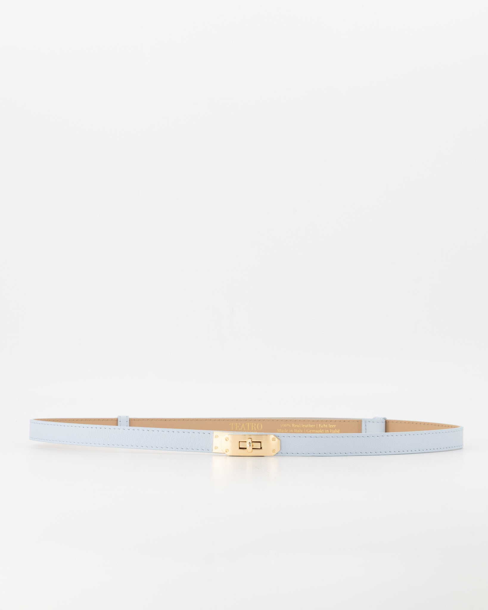 Leren riem Garcia - licht blauw - At Styles