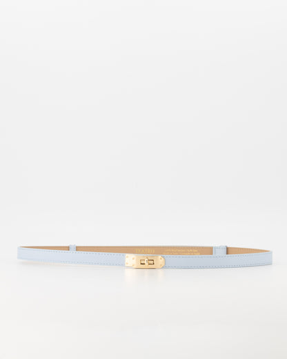 Leren riem Garcia - licht blauw - At Styles