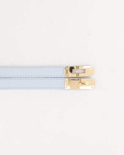 Leren riem Garcia - licht blauw - At Styles