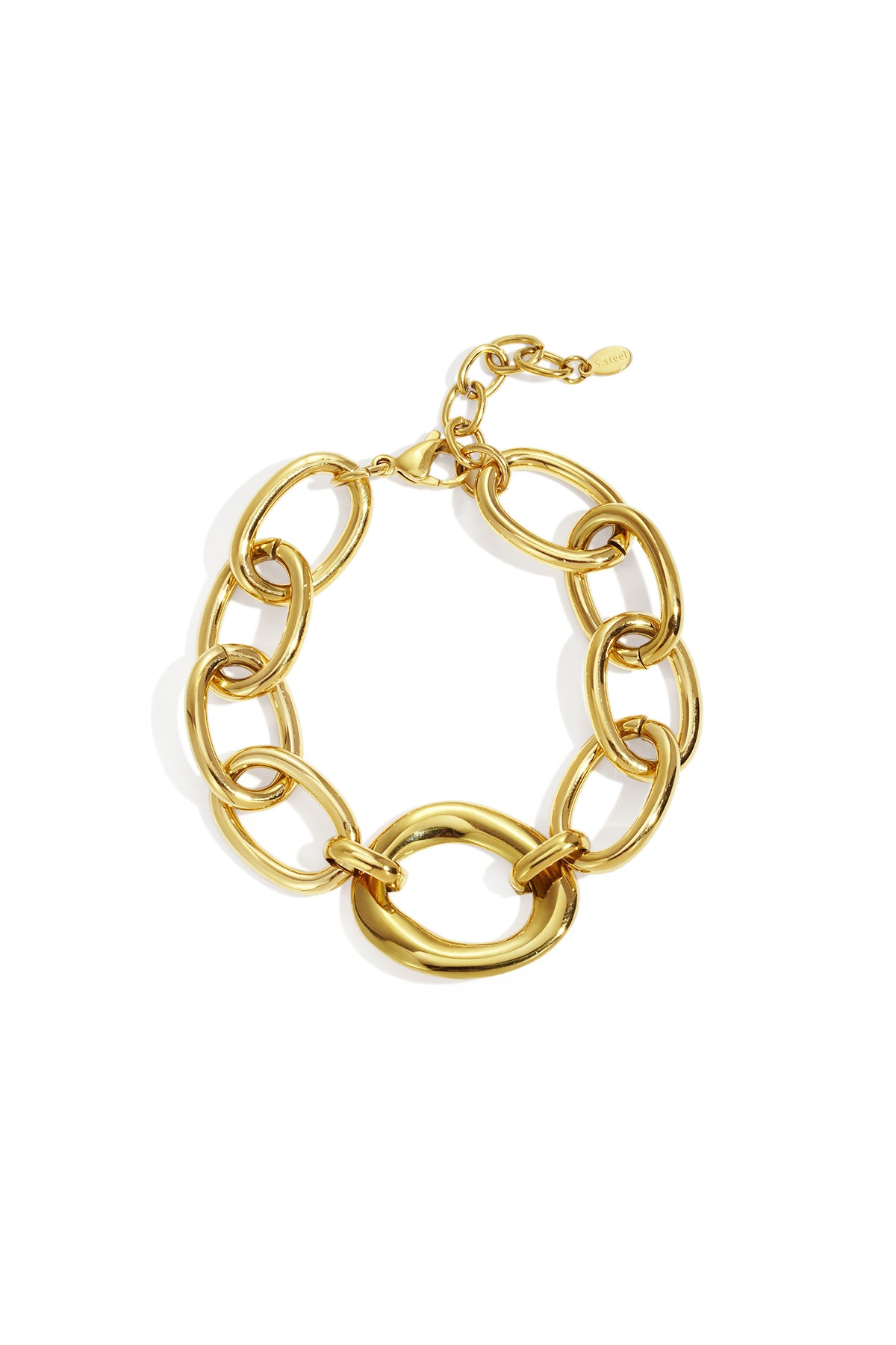 Statement armband - goud