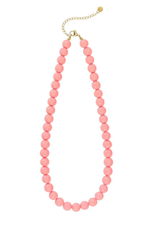 Kralen ketting - roze