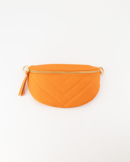 Leren tas Cilou | Oranje - At Styles