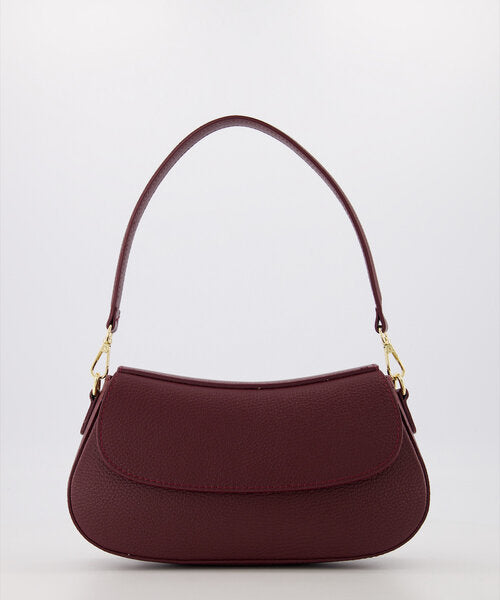 Leren tas Diara - bordeaux