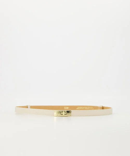 Leren riem Garcia - ecru