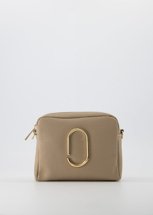 Leren tas Jacine | Camel - At Styles