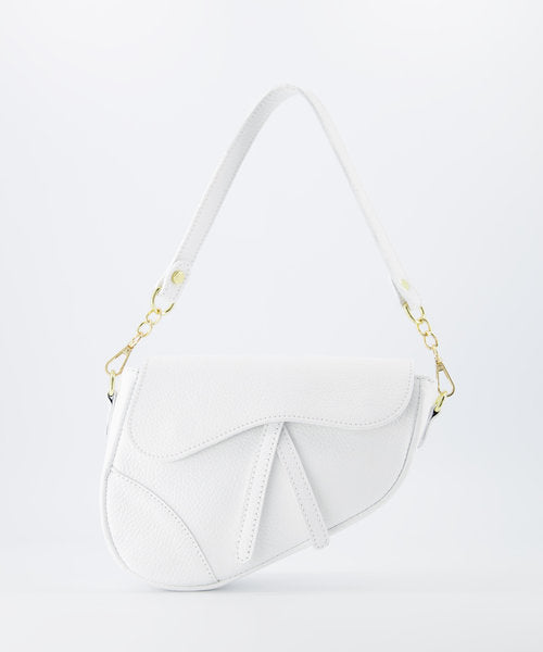 Leren tas Gigi - wit