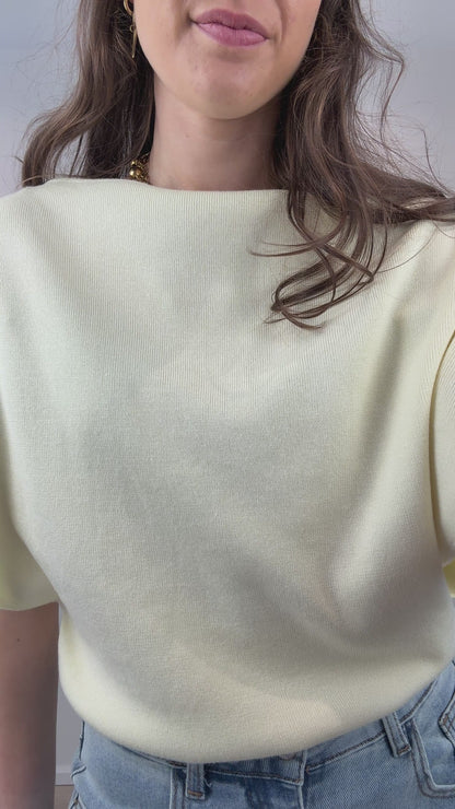 Loose top - geel