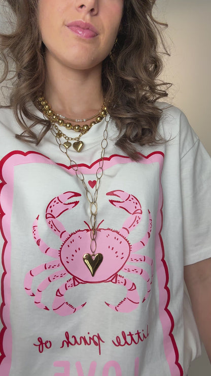 Shirt met opdruk - wit