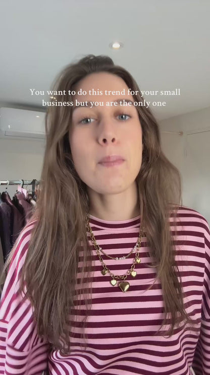 Gestreept shirt - roze/bordeaux