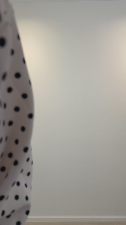 Polkadot jasje - wit