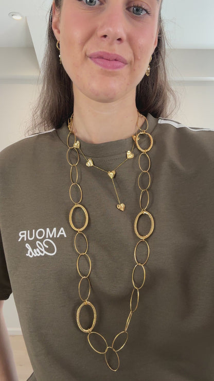 Shirt 'Amour Club' - groen