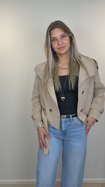 Trenchcoat jasje - beige